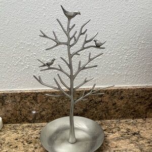 Silver Tree Jewelry Holder